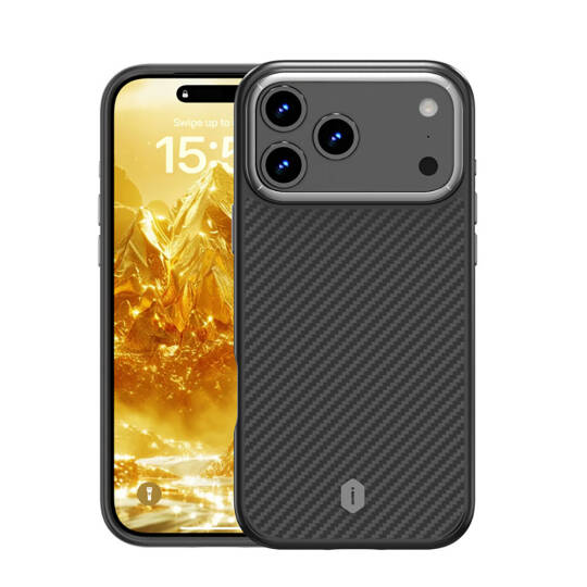 Apple iPhone 17 Pro Kılıf M-safe Şarj Özellikli Aramid Fiber Wiwu Defense Ultra Serisi DCC-205 Kapak - 2