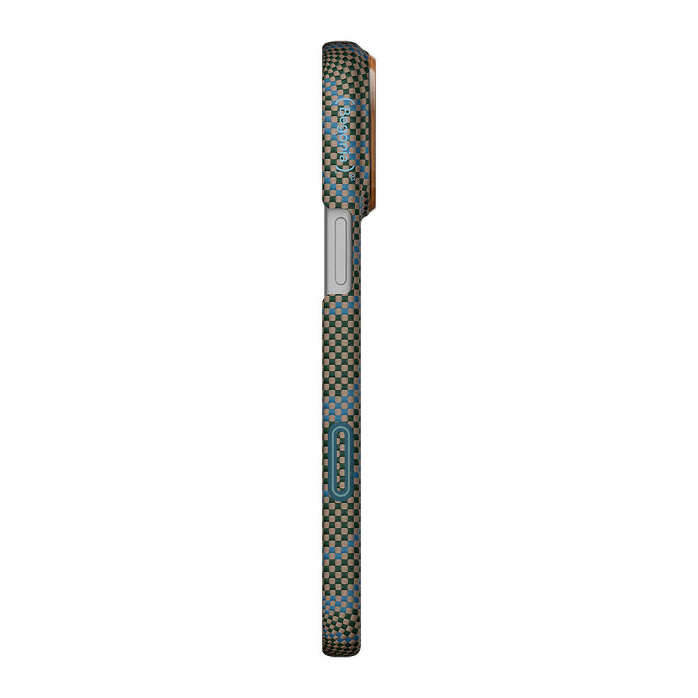 Apple iPhone 17 Pro Kılıf M-safe Şarj Özellikli Aramid Karbon Fiber Pitaka Breath of Veins Serisi Kapak - 19
