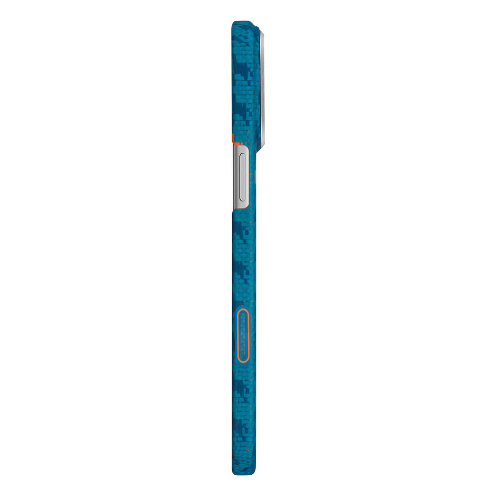 Apple iPhone 17 Pro Kılıf M-safe Şarj Özellikli Aramid Karbon Fiber Pitaka Edge Serisi Happiness Rides Kapak - 12