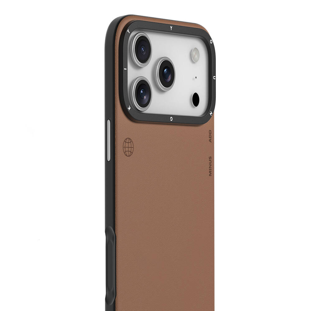 Apple iPhone 17 Pro Kılıf M-safe Şarj Özellikli Basit Mat Deri Desenli Youngkit Tech Fashion Serisi Kapak - 11