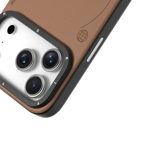 Apple iPhone 17 Pro Kılıf M-safe Şarj Özellikli Basit Mat Deri Desenli Youngkit Tech Fashion Serisi Kapak - 12