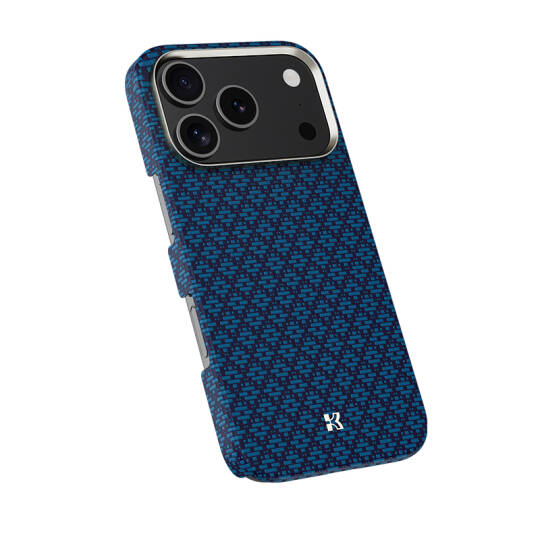 Apple iPhone 17 Pro Kılıf M-Safe Şarj Özellikli Benks ArmorAir ArmorGrid Serisi Kevlar Karbon Kapak - 8