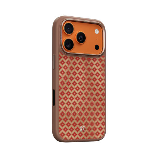 Apple iPhone 17 Pro Kılıf M-Safe Şarj Özellikli Benks ArmorPro ArmorGrid Serisi Kevlar Karbon Kapak - 9