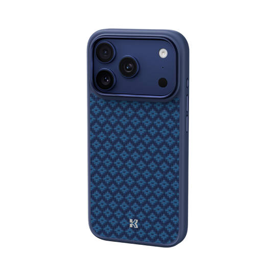 Apple iPhone 17 Pro Kılıf M-Safe Şarj Özellikli Benks ArmorPro ArmorGrid Serisi Kevlar Karbon Kapak - 14