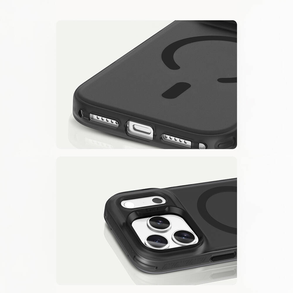 Apple iPhone 17 Pro Kılıf M-Safe Şarj Özellikli Benks C-Magnet Lucid Armor Kapak - 16