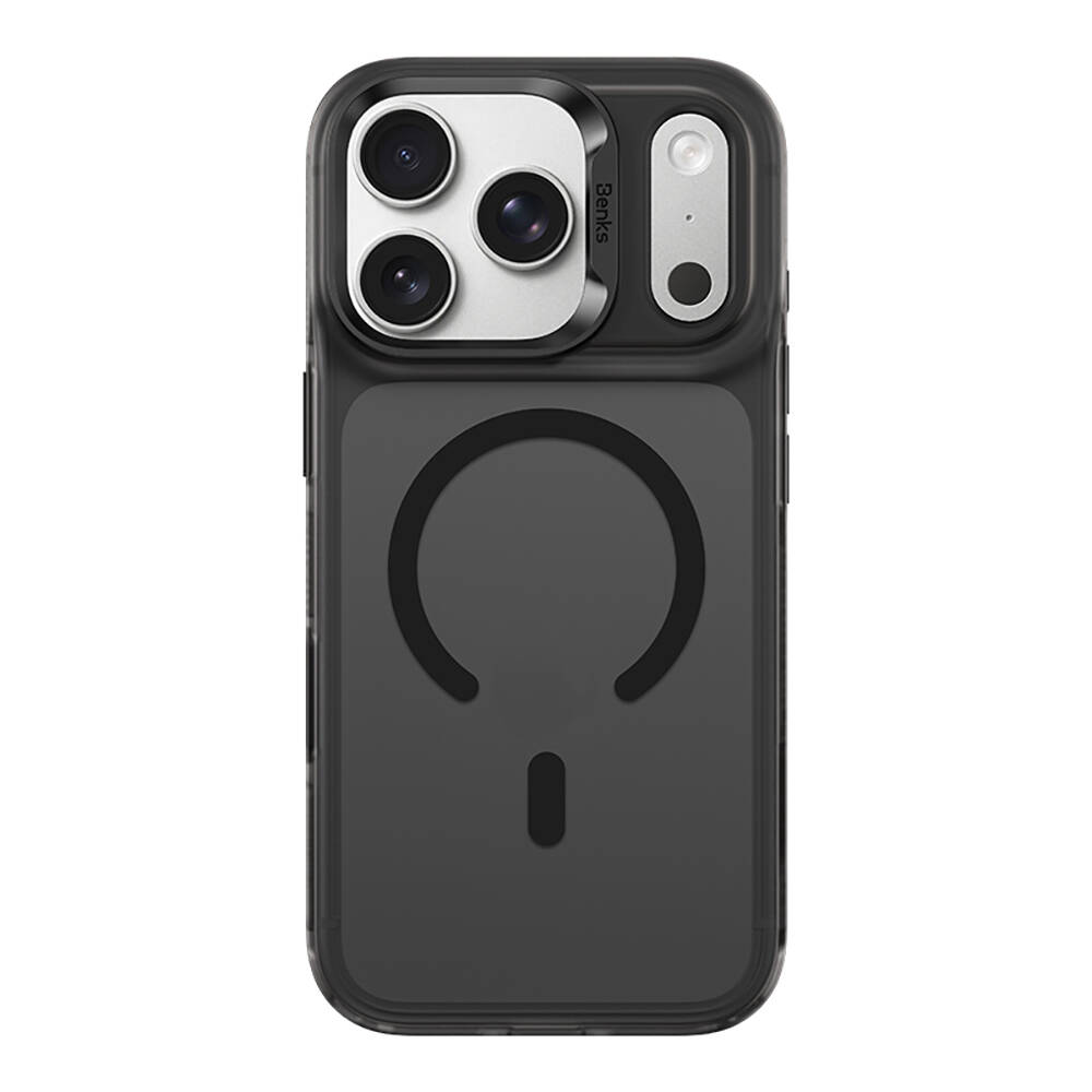 Apple iPhone 17 Pro Kılıf M-Safe Şarj Özellikli Benks C-Magnet Lucid Armor Kapak - 2