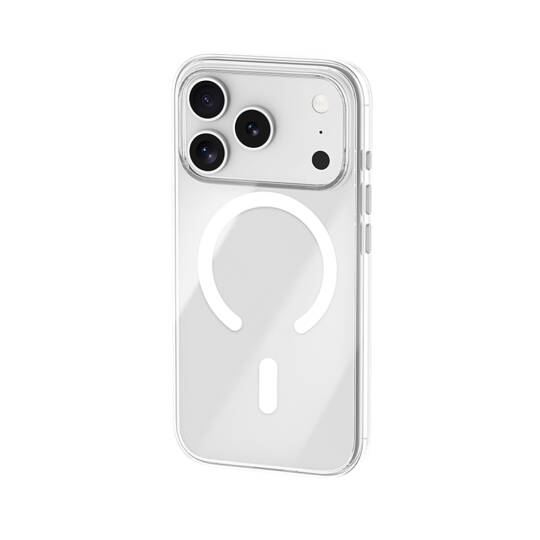 Apple iPhone 17 Pro Kılıf M-safe Şarj Özellikli Benks Crystal Serisi Şeffaf Kapak - 3