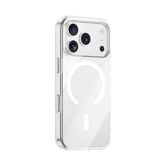 Apple iPhone 17 Pro Kılıf M-safe Şarj Özellikli Benks Crystal Serisi Şeffaf Kapak - 4