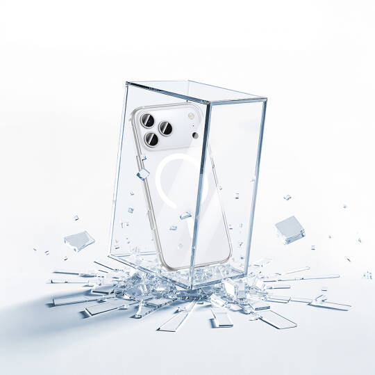 Apple iPhone 17 Pro Kılıf M-safe Şarj Özellikli Benks Crystal Serisi Şeffaf Kapak - 10