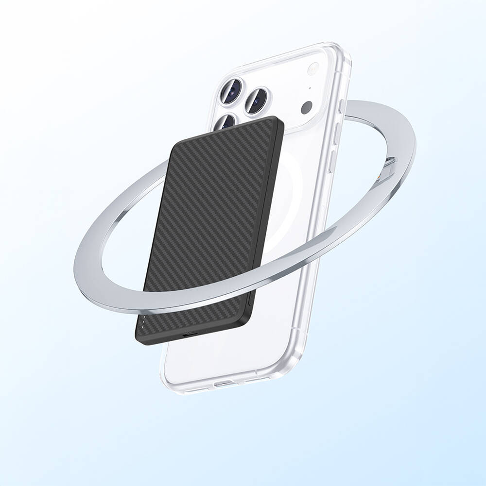 Apple iPhone 17 Pro Kılıf M-safe Şarj Özellikli Benks Crystal Serisi Şeffaf Kapak - 11