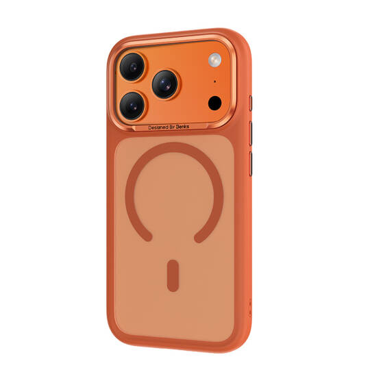 Apple iPhone 17 Pro Kılıf M-Safe Şarj Özellikli Benks Mist C-Magnet Kapak - 9