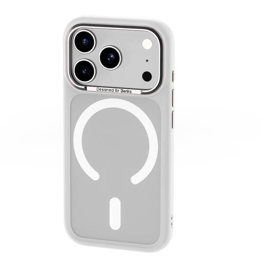 Apple iPhone 17 Pro Kılıf M-Safe Şarj Özellikli Benks Mist C-Magnet Kapak - 11