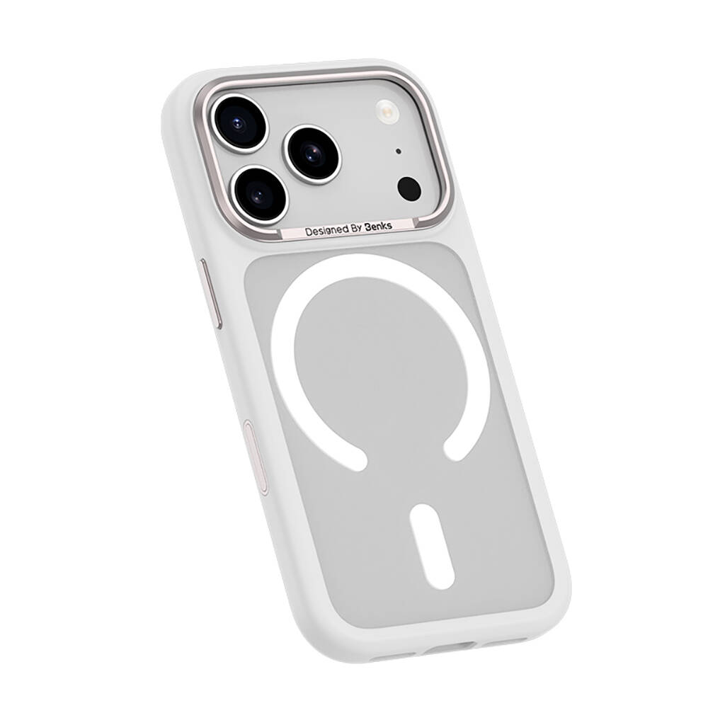 Apple iPhone 17 Pro Kılıf M-Safe Şarj Özellikli Benks Mist C-Magnet Kapak - 15