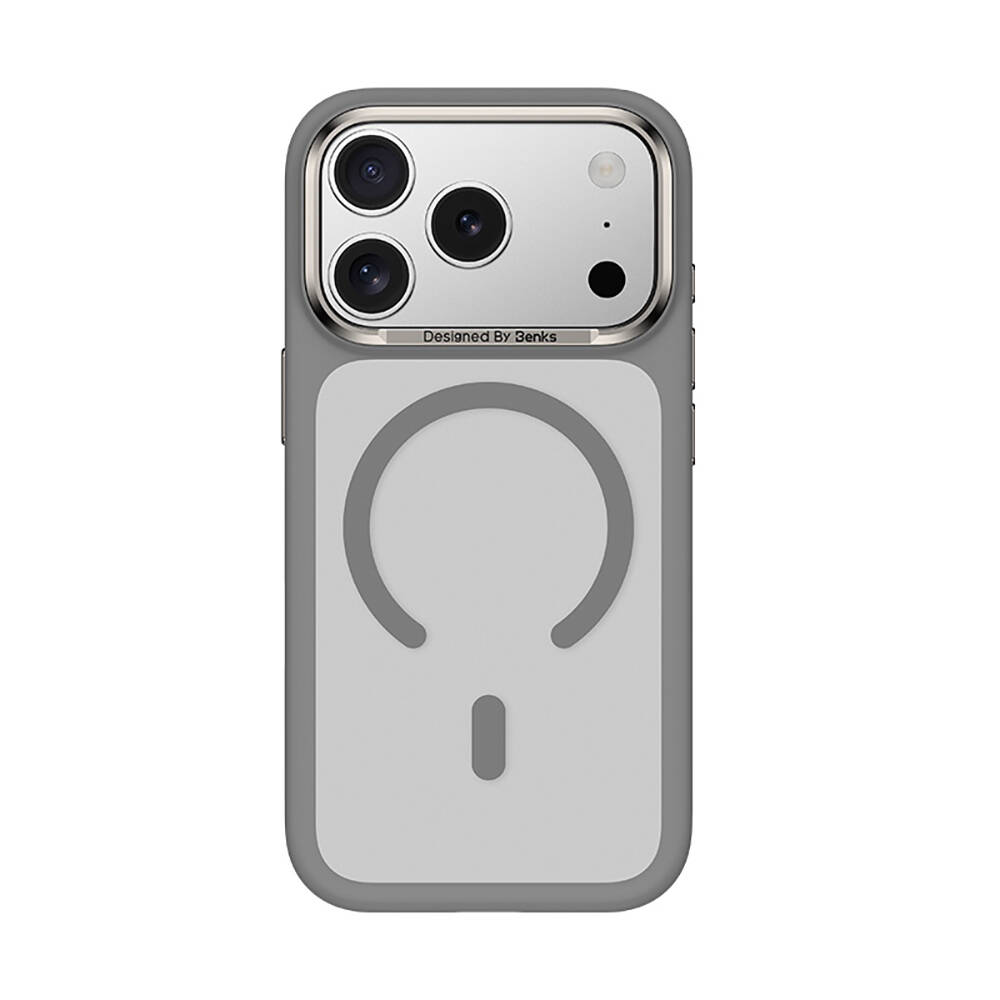 Apple iPhone 17 Pro Kılıf M-Safe Şarj Özellikli Benks Mist C-Magnet Kapak - 2