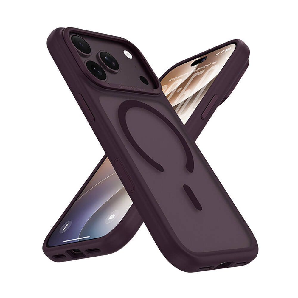 Apple iPhone 17 Pro Kılıf M-Safe Şarj Özellikli Benks Mist C-Magnet Yeni Seri Kapak - 5