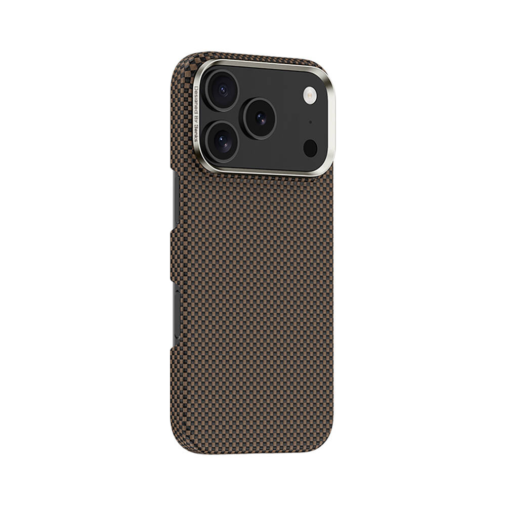 Apple iPhone 17 Pro Kılıf M-safe Şarj Özellikli Benks Yeni Seri ArmorTint ArmorAir Kevlar Karbon Kapak - 3
