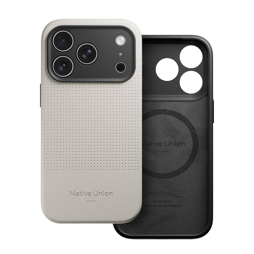 Apple iPhone 17 Pro Kılıf M-safe Şarj Özellikli Deri Dokulu Native Union 2025 Active Serisi Kapak - 19