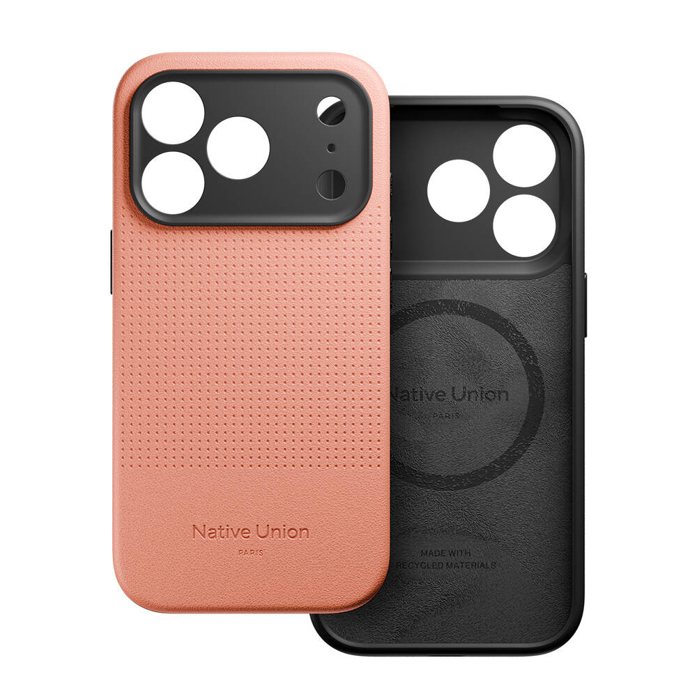Apple iPhone 17 Pro Kılıf M-safe Şarj Özellikli Deri Dokulu Native Union 2025 Active Serisi Kapak - 15