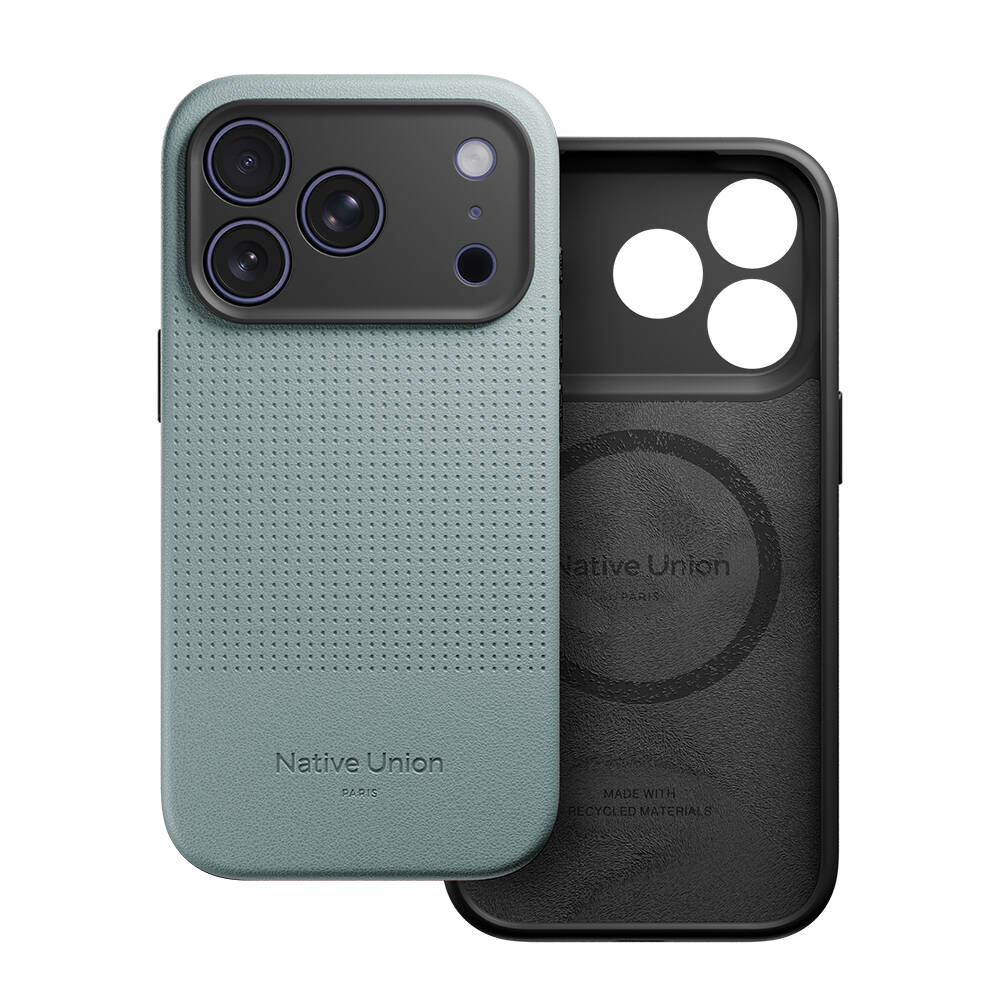 Apple iPhone 17 Pro Kılıf M-safe Şarj Özellikli Deri Dokulu Native Union 2025 Active Serisi Kapak - 10