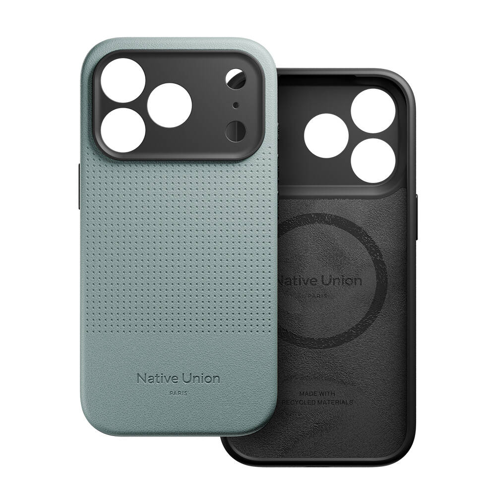 Apple iPhone 17 Pro Kılıf M-safe Şarj Özellikli Deri Dokulu Native Union 2025 Active Serisi Kapak - 11