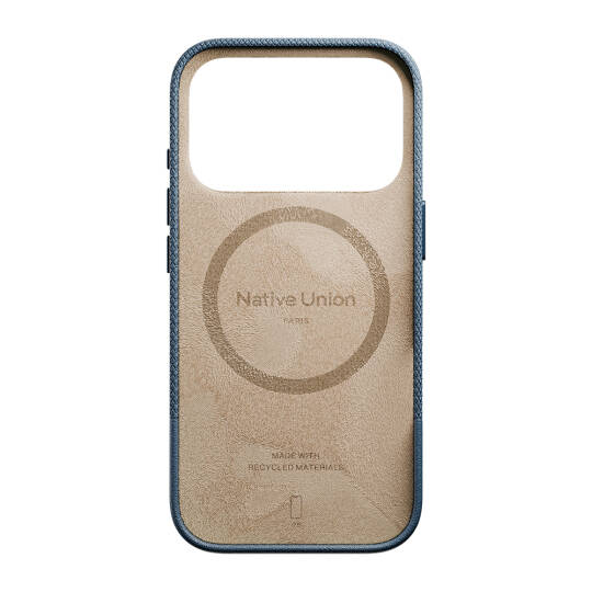 Apple iPhone 17 Pro Kılıf M-safe Şarj Özellikli Deri Dokulu Native Union RE Classic Serisi Kapak - 35