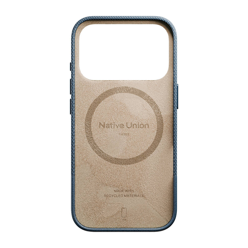 Apple iPhone 17 Pro Kılıf M-safe Şarj Özellikli Deri Dokulu Native Union RE Classic Serisi Kapak - 35