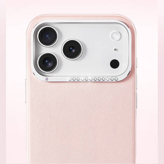 Apple iPhone 17 Pro Kılıf M-safe Şarj Özellikli Deri Tasarımlı Pynana Starry Serisi Kapak - 4