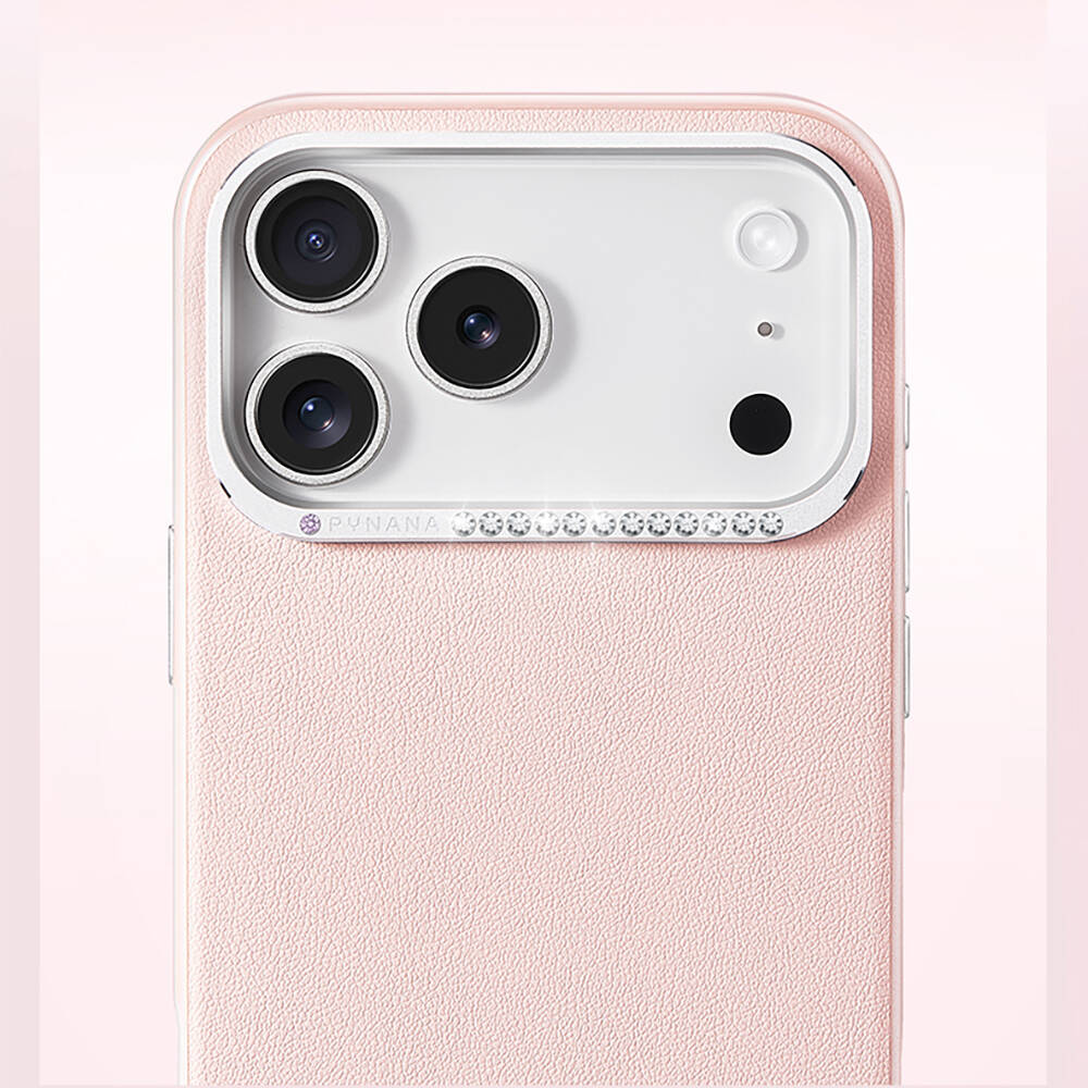 Apple iPhone 17 Pro Kılıf M-safe Şarj Özellikli Deri Tasarımlı Pynana Starry Serisi Kapak - 4