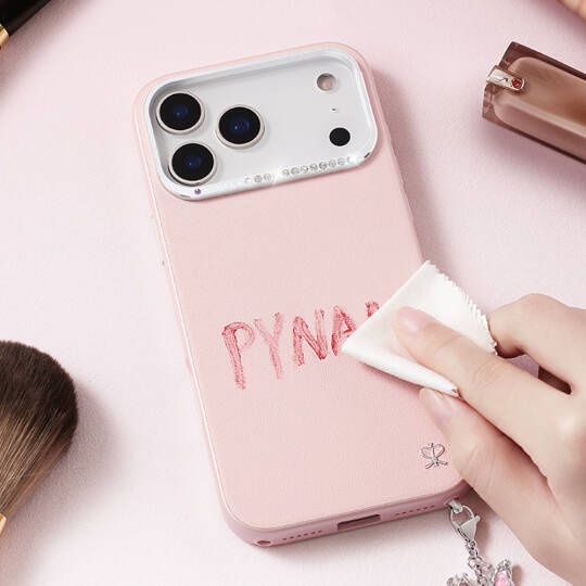 Apple iPhone 17 Pro Kılıf M-safe Şarj Özellikli Deri Tasarımlı Pynana Starry Serisi Kapak - 5