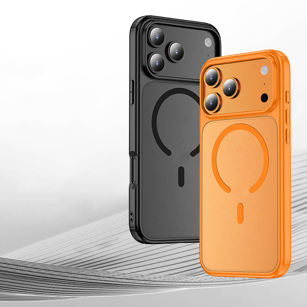 Apple iPhone 17 Pro Kılıf M-safe Şarj Özellikli Mat Arka Yüzey Wlons Lola Kapak - 8