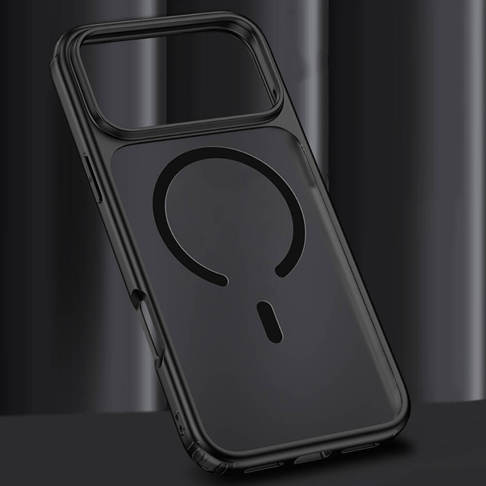 Apple iPhone 17 Pro Kılıf M-safe Şarj Özellikli Mat Arka Yüzey Wlons Lola Kapak - 9