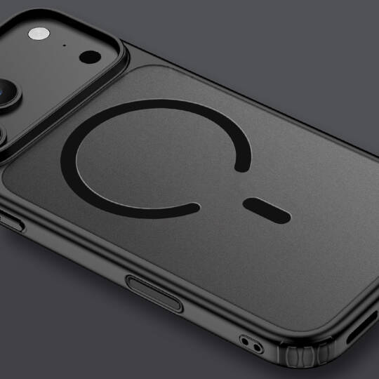 Apple iPhone 17 Pro Kılıf M-safe Şarj Özellikli Mat Arka Yüzey Wlons Lola Kapak - 11