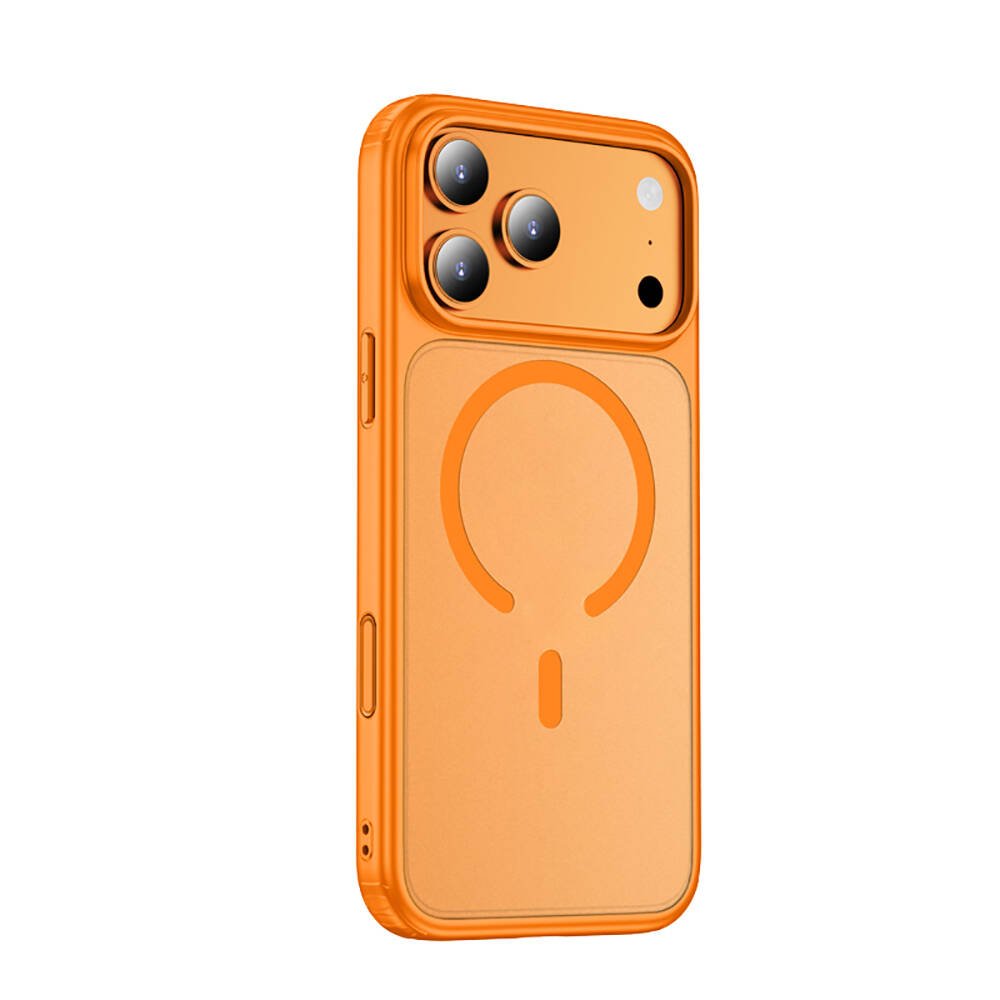 Apple iPhone 17 Pro Kılıf M-safe Şarj Özellikli Mat Arka Yüzey Wlons Lola Kapak - 1
