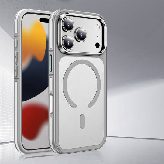 Apple iPhone 17 Pro Kılıf M-safe Şarj Özellikli Mat Görünümlü Wlons Vevo Kapak - 8