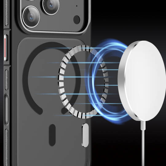 Apple iPhone 17 Pro Kılıf M-safe Şarj Özellikli Mat Görünümlü Wlons Vevo Kapak - 10