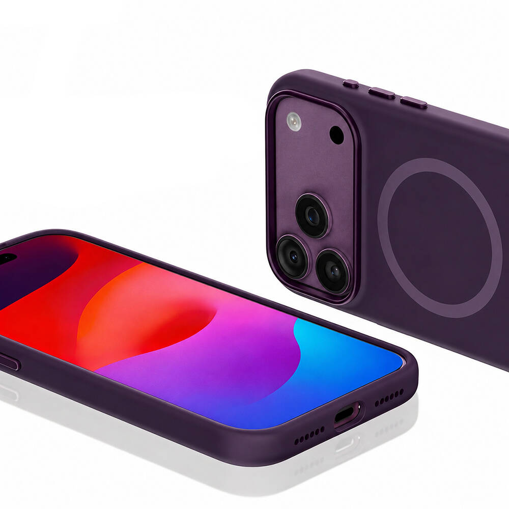 Apple iPhone 17 Pro Kılıf M-safe Şarj Özellikli Mutural Pure Serisi Kapak - 11