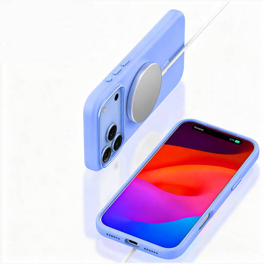Apple iPhone 17 Pro Kılıf M-safe Şarj Özellikli Mutural Pure Serisi Kapak - 6