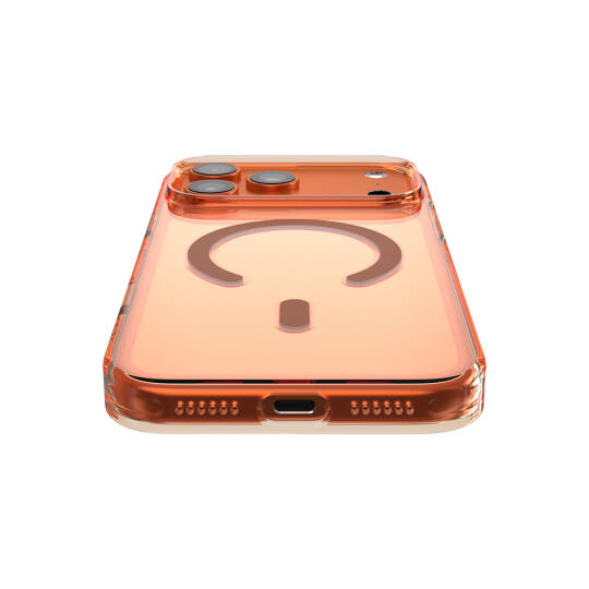 Apple iPhone 17 Pro Kılıf M-safe Şarj Özellikli O-Ring Şeffaf Kajsa Trans Shield Serisi Kapak - 12