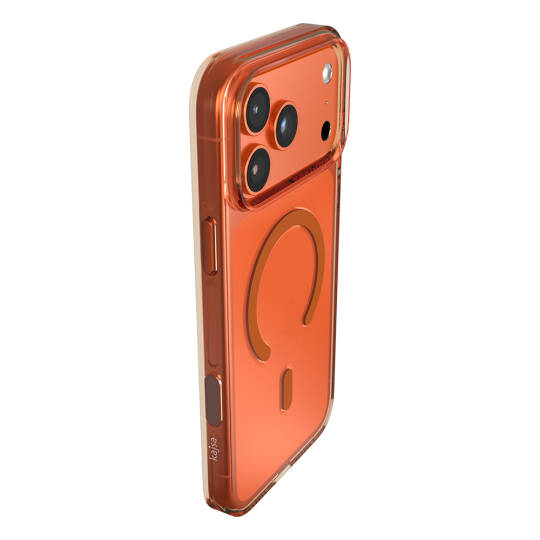 Apple iPhone 17 Pro Kılıf M-safe Şarj Özellikli O-Ring Şeffaf Kajsa Trans Shield Serisi Kapak - 14