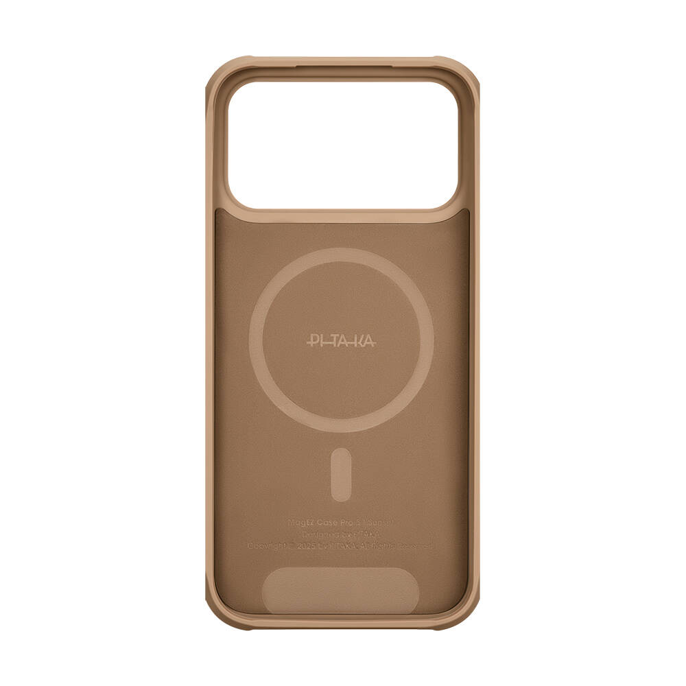 Apple iPhone 17 Pro Kılıf M-safe Şarj Özellikli Pitaka Tactile Woven Sunset-Moonrise Aramid Pro Guard Serisi Karbon Kapak - 8