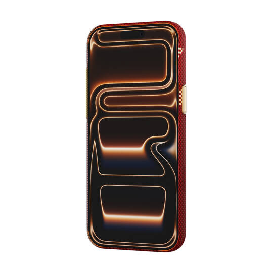 Apple iPhone 17 Pro Kılıf M-safe Şarj Özellikli Raptic Aramid Skin Chivalry Serisi Karbon Kapak - 8