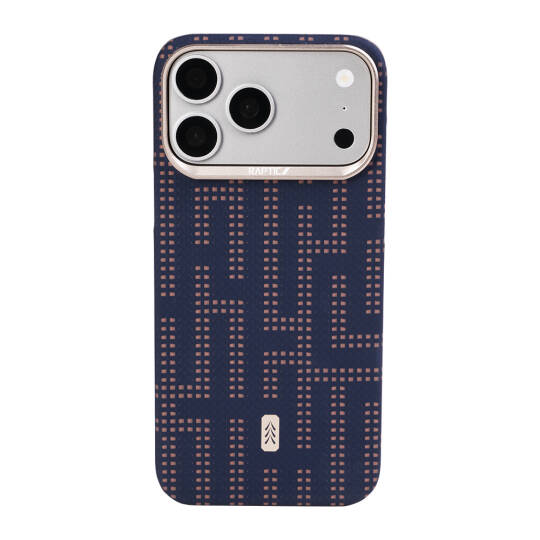 Apple iPhone 17 Pro Kılıf M-safe Şarj Özellikli Raptic Aramid Skin Serisi Karbon Kapak - 18