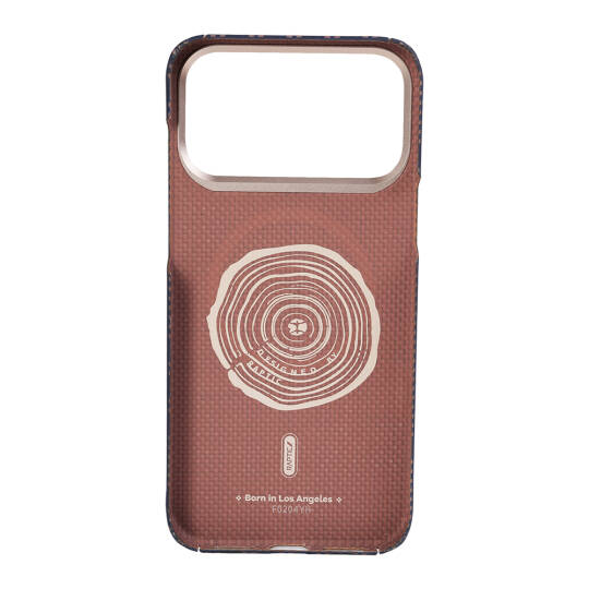 Apple iPhone 17 Pro Kılıf M-safe Şarj Özellikli Raptic Aramid Skin Serisi Karbon Kapak - 19