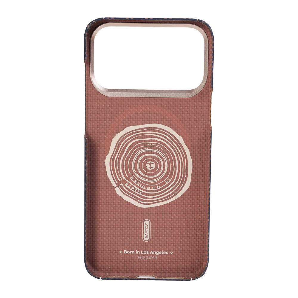 Apple iPhone 17 Pro Kılıf M-safe Şarj Özellikli Raptic Aramid Skin Serisi Karbon Kapak - 19