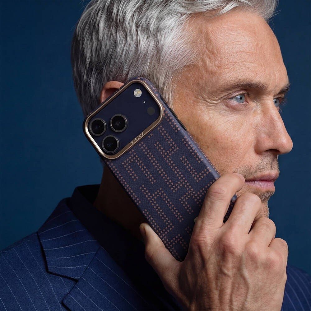 Apple iPhone 17 Pro Kılıf M-safe Şarj Özellikli Raptic Aramid Skin Serisi Karbon Kapak - 29