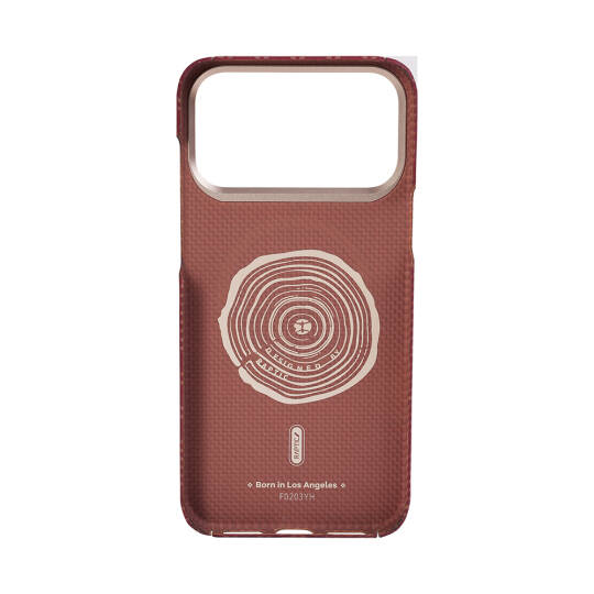 Apple iPhone 17 Pro Kılıf M-safe Şarj Özellikli Raptic Aramid Skin Serisi Karbon Kapak - 14