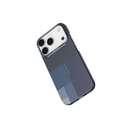 Apple iPhone 17 Pro Kılıf M-safe Şarj Özellikli Raptic Aramid Skin Transform Serisi Karbon Kapak - 9
