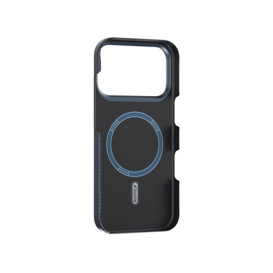 Apple iPhone 17 Pro Kılıf M-safe Şarj Özellikli Raptic Aramid Skin Transform Serisi Karbon Kapak - 13