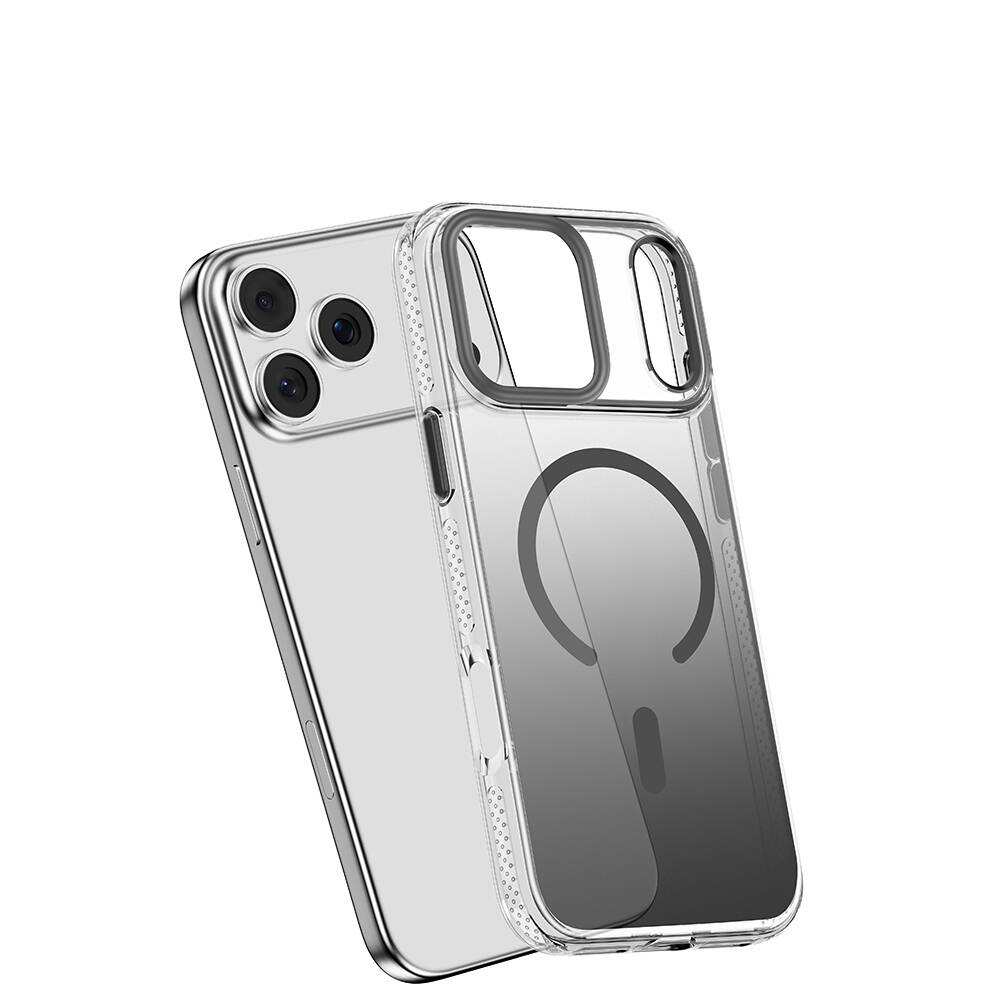 Apple iPhone 17 Pro Kılıf M-safe Şarj Özellikli Sararmaya Karşı Dayanıklı Mutural Icesense Serisi Kapak - 7
