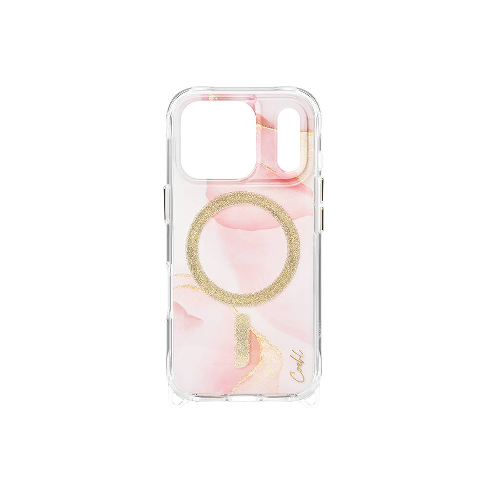 Apple iPhone 17 Pro Kılıf M-safe Şarj Özellikli Simli Magnetik Coehl Aeris Kapak - 3